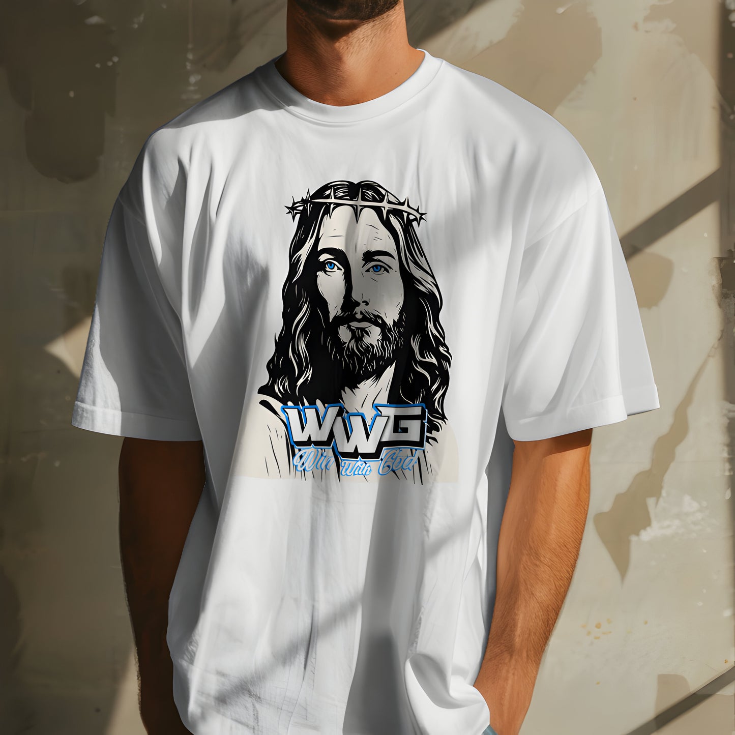 Blue Eyes Jesus Tee Unisex