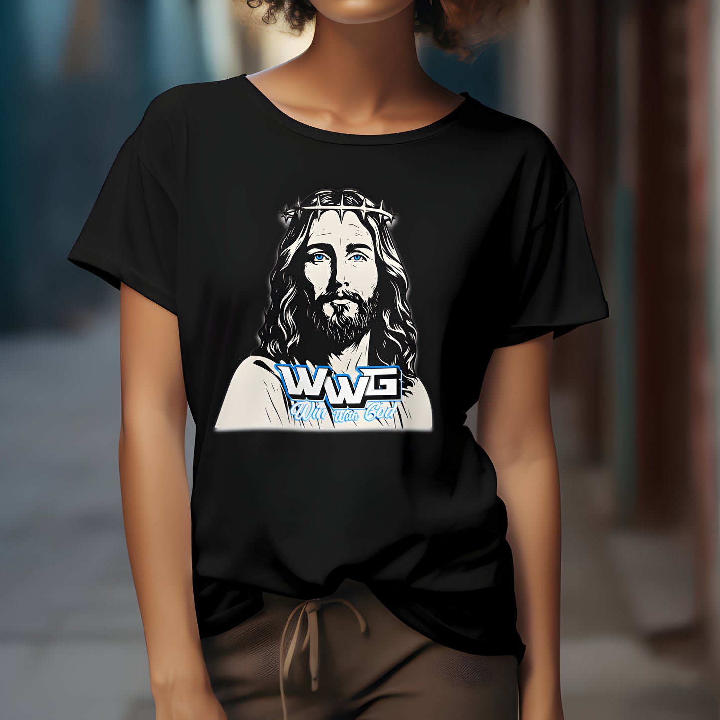 Blue Eyes Jesus Tee Unisex