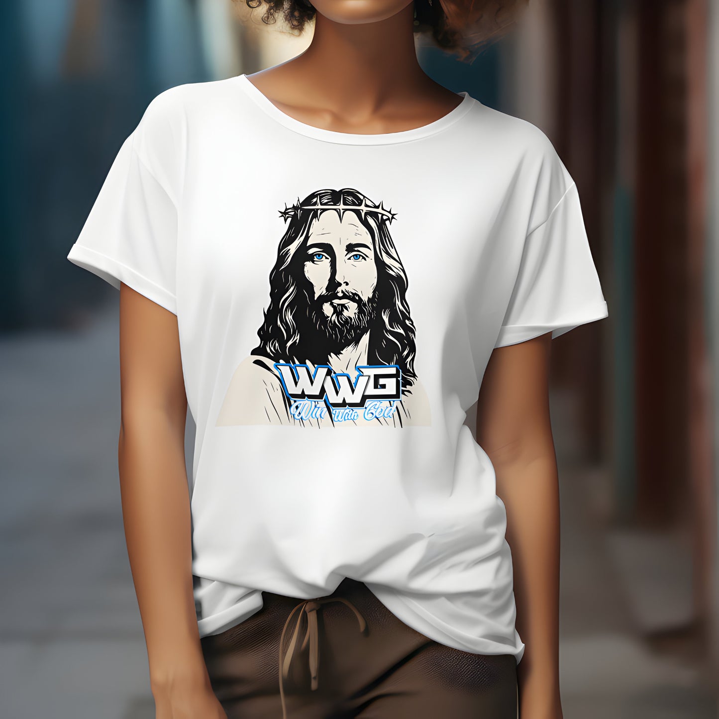 Blue Eyes Jesus Tee Unisex