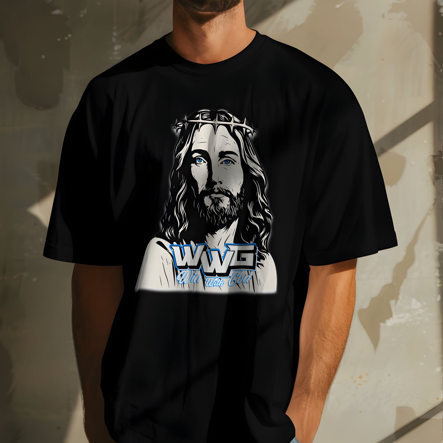 Blue Eyes Jesus Tee Unisex