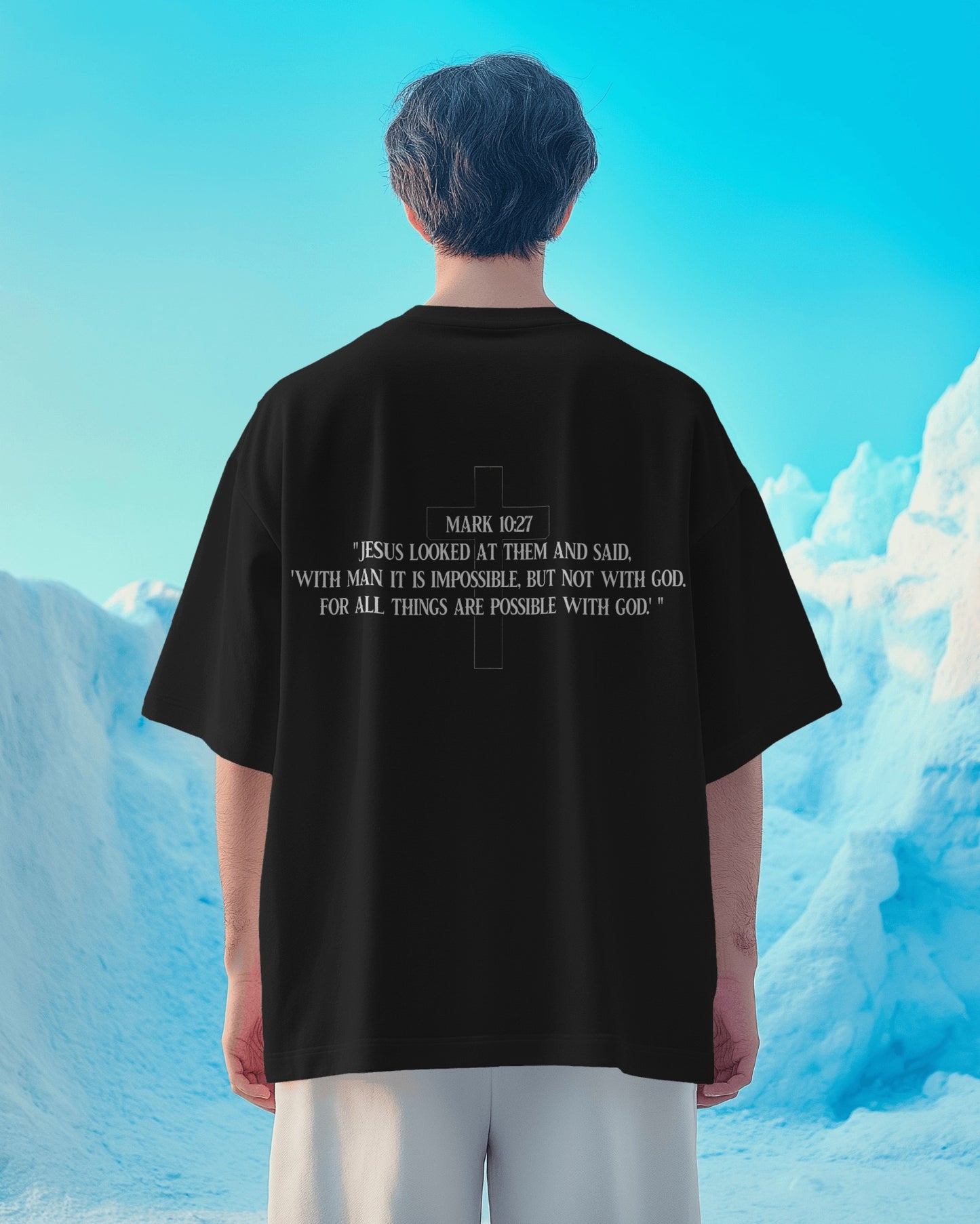 Mark 10:27 Psalm T-Shirt