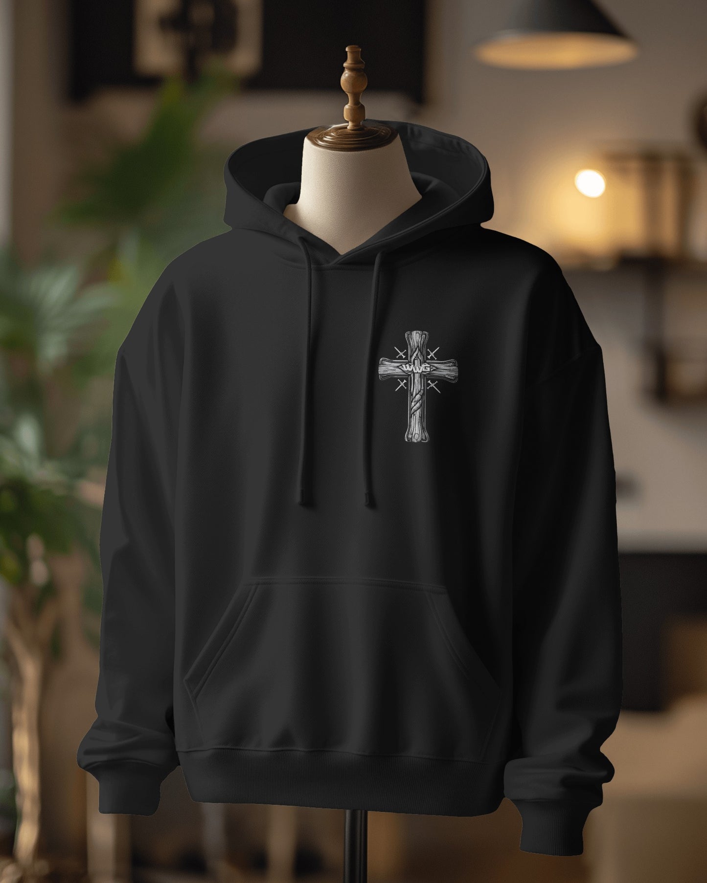 Peter 5:7 says, "Casting all your anxieties on him, because he cares for you" Hoodie Unisex