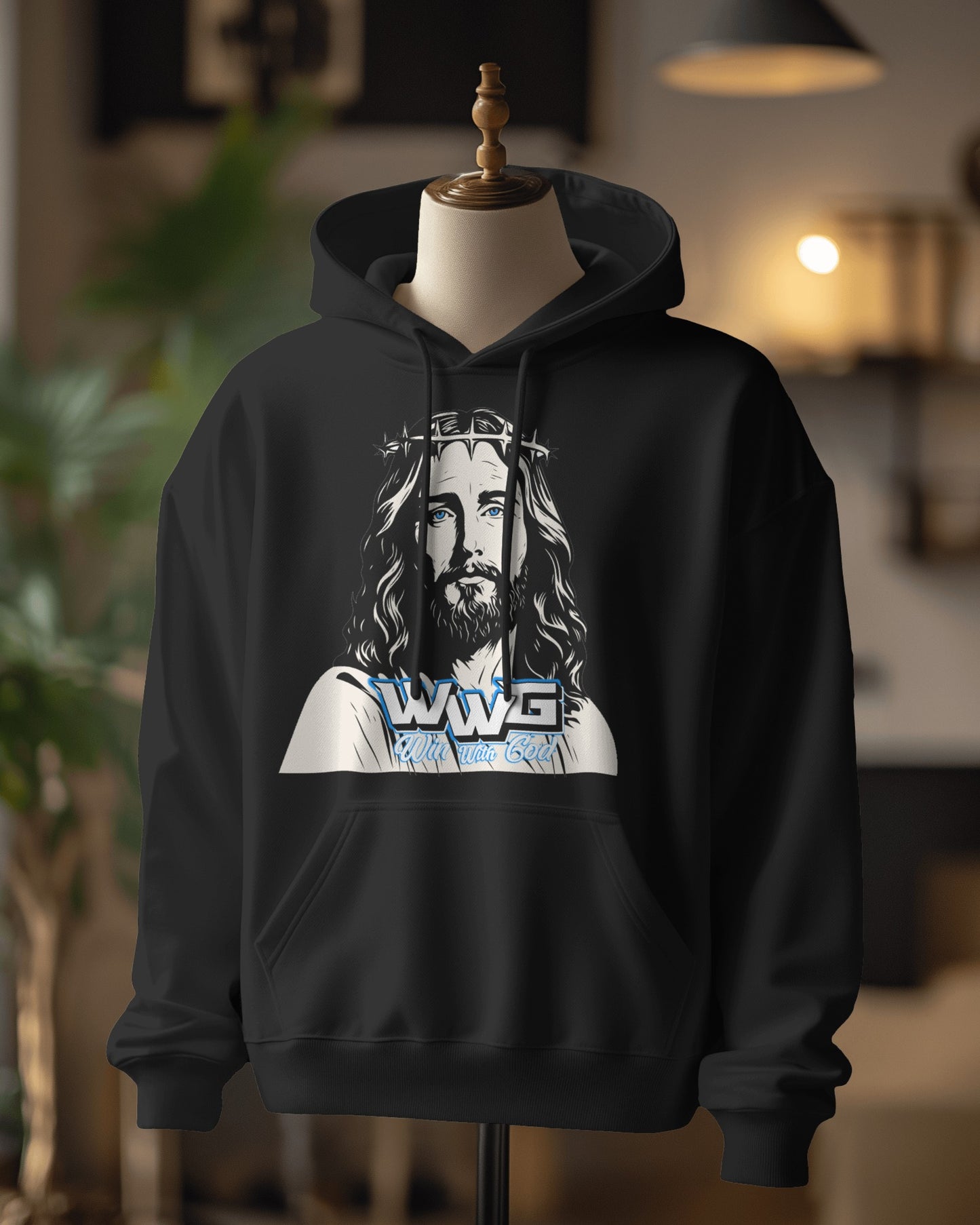 Blue Eyed Jesus Hoodie Unisex