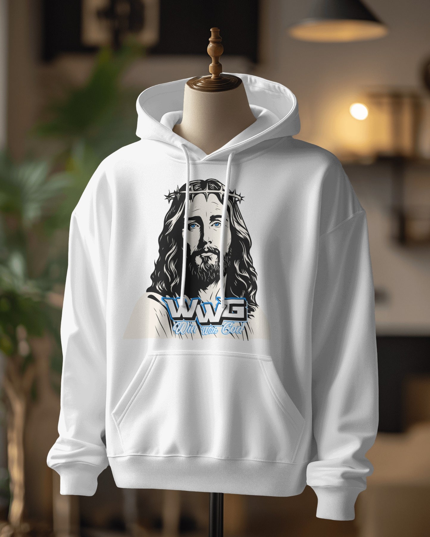 Blue Eyed Jesus Hoodie Unisex