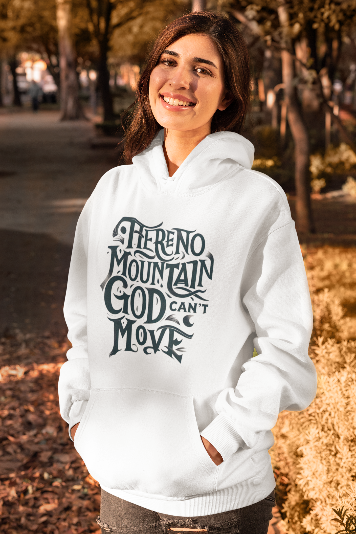 Gods Moves Mountains Hoodie Unisex