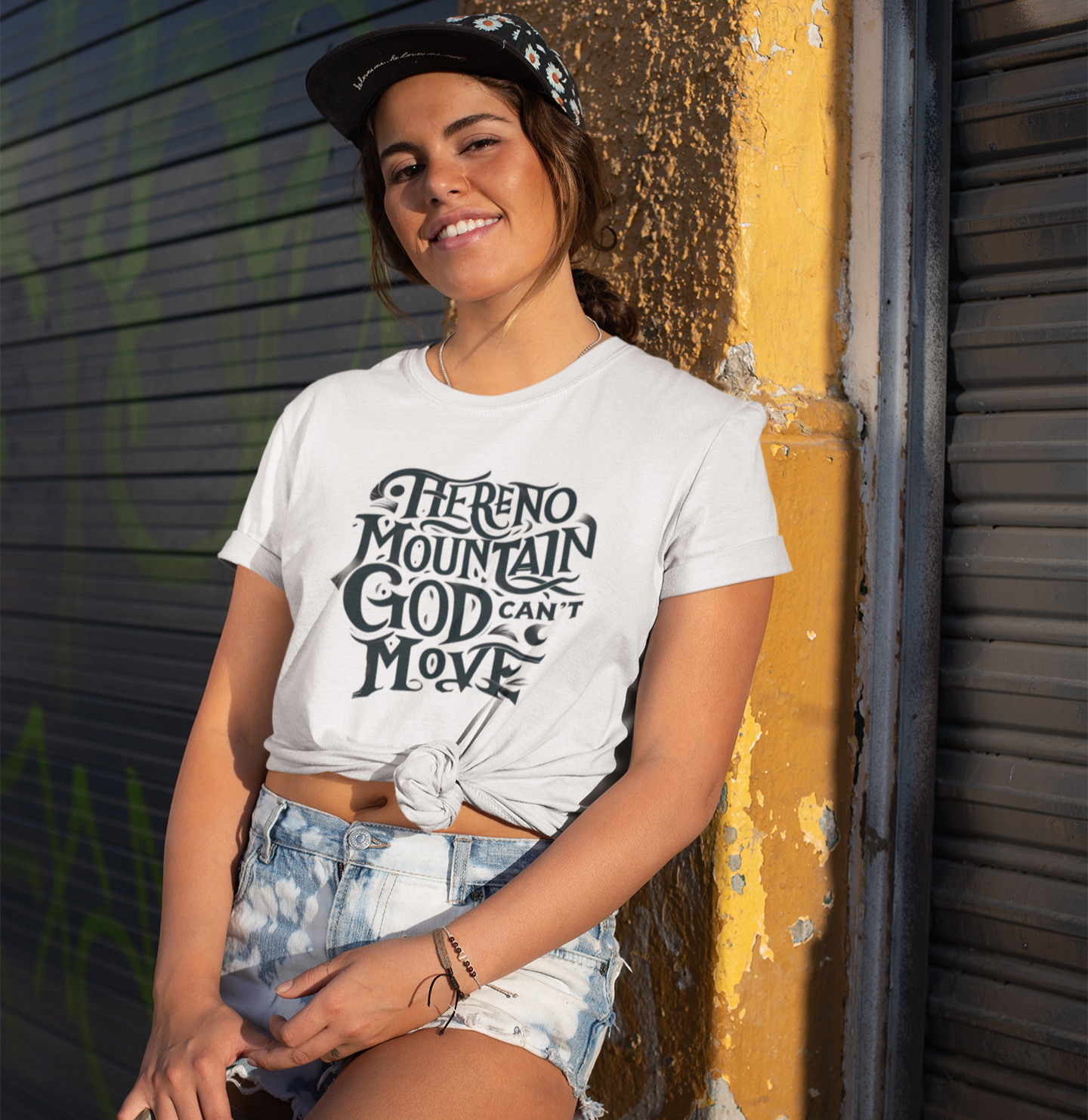 Gods Moves Mountains T-Shirt unisex