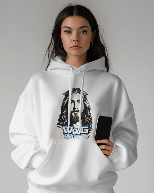 Blue Eyed Jesus Hoodie Unisex