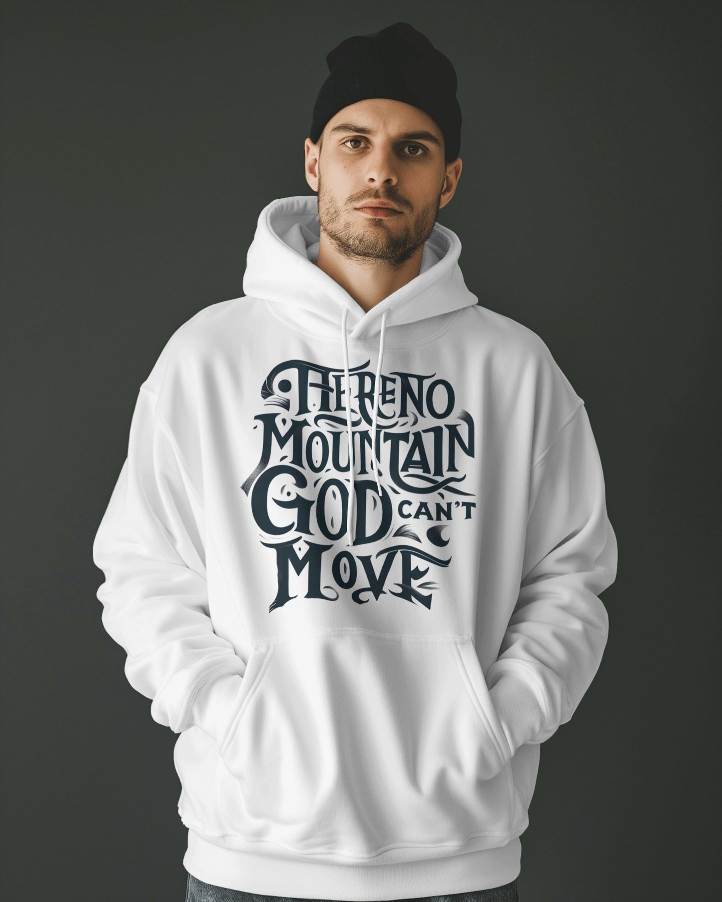 Gods Moves Mountains Hoodie Unisex